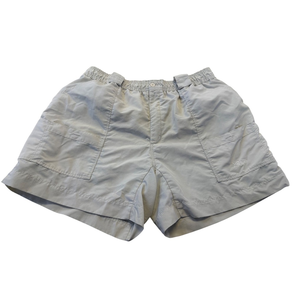 AFTCO Original Fishing Shorts Mens 40 Khaki Tan